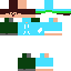 Minecraft skin texture, 64x64 pixels