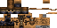 Minecraft skin texture, 64x32 legacy pixels