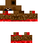 Minecraft skin texture, 64x64 pixels