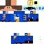 Minecraft skin texture, 64x64 pixels