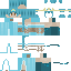 Minecraft skin texture, 64x64 pixels