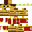 Minecraft skin texture, 64x64 pixels
