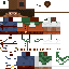 Minecraft skin texture, 64x64 pixels