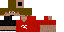 Minecraft skin texture, 64x32 legacy pixels
