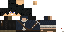 Minecraft skin texture, 64x32 legacy pixels