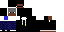 Minecraft skin texture, 64x32 legacy pixels