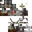 Minecraft skin texture, 64x64 pixels