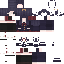 Blue Minecraft skin texture, 64x64 pixels