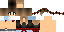 Minecraft skin texture, 64x32 legacy pixels