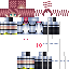 Minecraft skin texture, 64x64 pixels