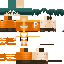 Minecraft skin texture, 64x64 pixels