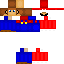 Minecraft skin texture, 64x64 pixels
