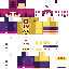 Minecraft skin texture, 64x64 pixels