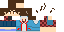 Minecraft skin texture, 64x32 legacy pixels
