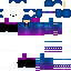 Minecraft skin texture, 64x64 pixels