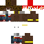 Minecraft skin texture, 64x64 pixels