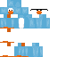 Minecraft skin texture, 64x64 pixels