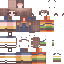 Minecraft skin texture, 64x64 pixels