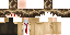 Minecraft skin texture, 64x32 legacy pixels