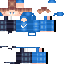 Minecraft skin texture, 64x64 pixels