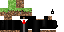 Minecraft skin texture, 64x32 legacy pixels
