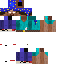 Minecraft skin texture, 64x64 pixels