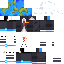 Minecraft skin texture, 64x64 pixels