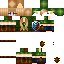Minecraft skin texture, 64x64 pixels