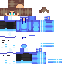 Minecraft skin texture, 64x64 pixels