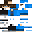 Minecraft skin texture, 64x64 pixels