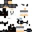 Minecraft skin texture, 64x64 pixels
