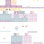Minecraft skin texture, 64x64 pixels
