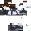 Minecraft skin texture, 64x64 pixels