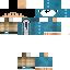 Minecraft skin texture, 64x64 pixels