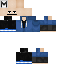 Minecraft skin texture, 64x64 pixels