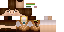 Minecraft skin texture, 64x32 legacy pixels