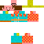 Minecraft skin texture, 64x64 pixels
