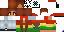 Minecraft skin texture, 64x32 legacy pixels
