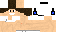 Minecraft skin texture, 64x32 legacy pixels