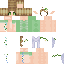 Minecraft skin texture, 64x64 pixels