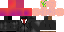 Minecraft skin texture, 64x32 legacy pixels