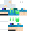 Minecraft skin texture, 64x64 pixels