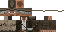 Minecraft skin texture, 64x32 legacy pixels