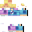 Minecraft skin texture, 64x64 pixels