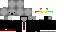 Minecraft skin texture, 64x32 legacy pixels