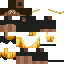 Minecraft skin texture, 64x64 pixels