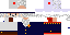 Minecraft skin texture, 64x32 legacy pixels