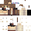 Minecraft skin texture, 64x64 pixels