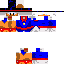 Minecraft skin texture, 64x64 pixels