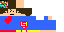 Minecraft skin texture, 64x32 legacy pixels